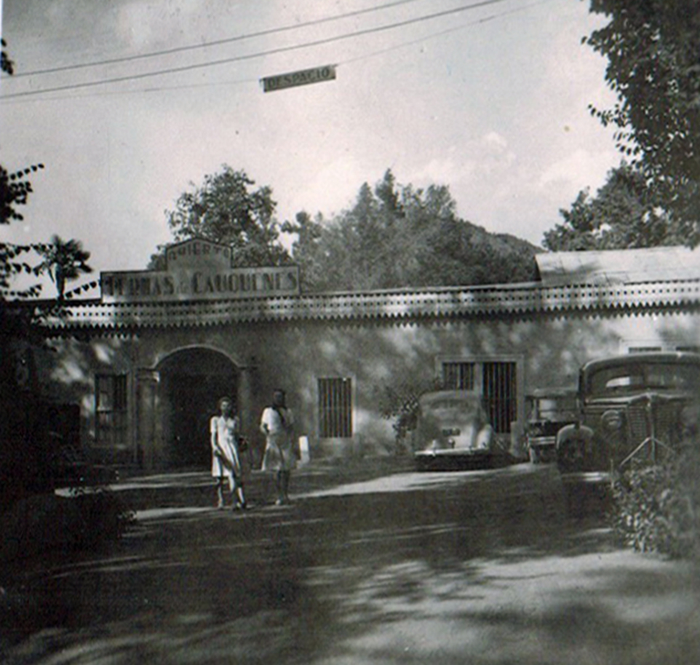 Entrada Termas de Cauquenes en 1945