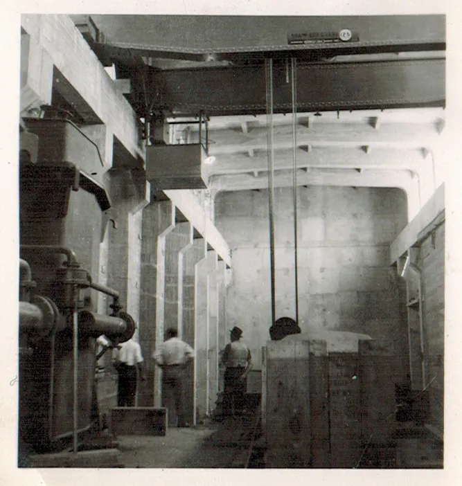 Central Hidroeléctrica Sauzal, 1945