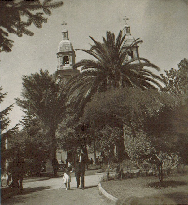 Catedral de Rancagua en 1945
