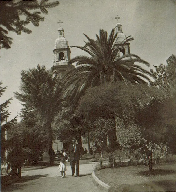 Catedral de Rancagua en 1945