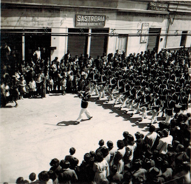 Desfile conmemorativo del Desastre de Rancagua, 1945