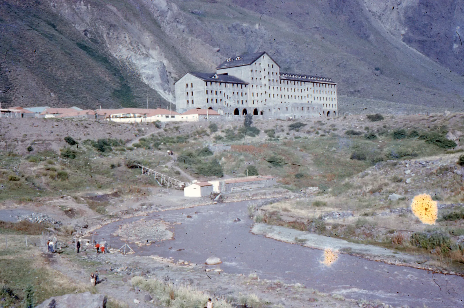 Hotel Termas El Flaco en 1958
