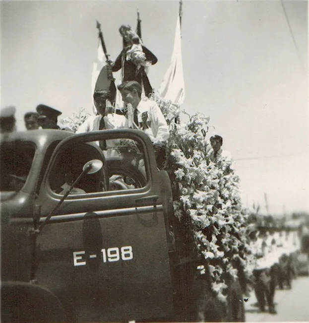 Virgen del Carmen en Rancagua, 1945