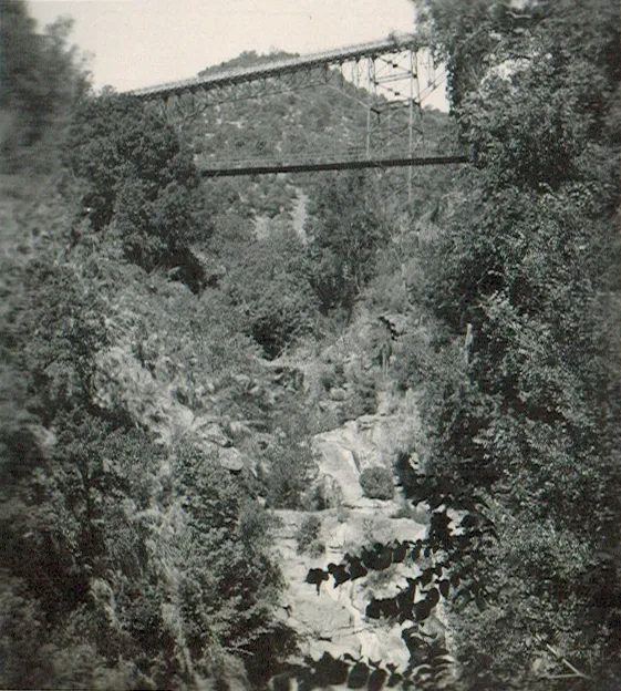 Puente Viejo, Coya, Machalí en 1945