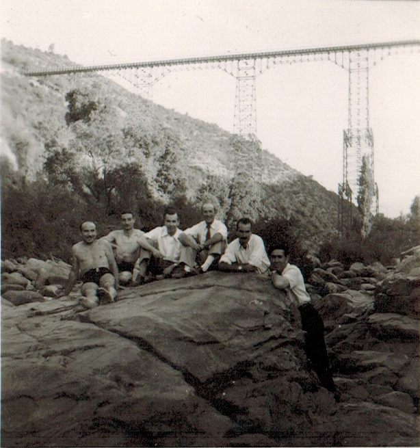 Verano en el Río Cachapoal, 1945