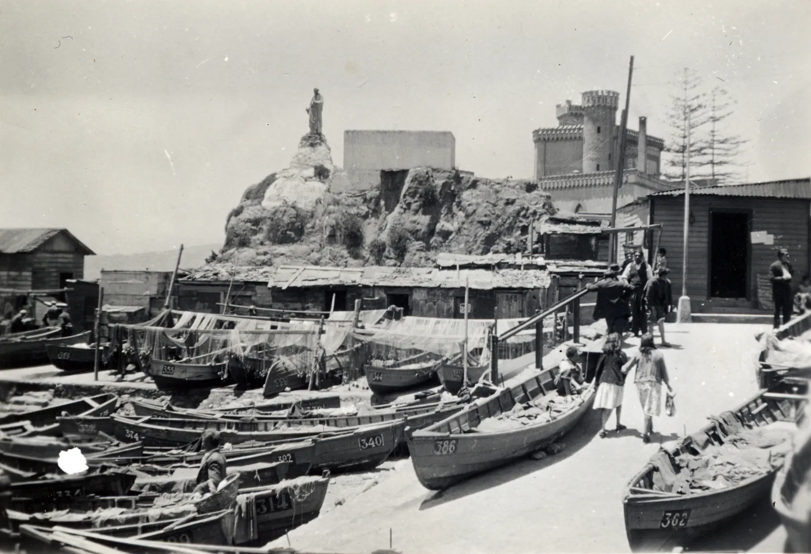 Caleta El Membrillo en 1948