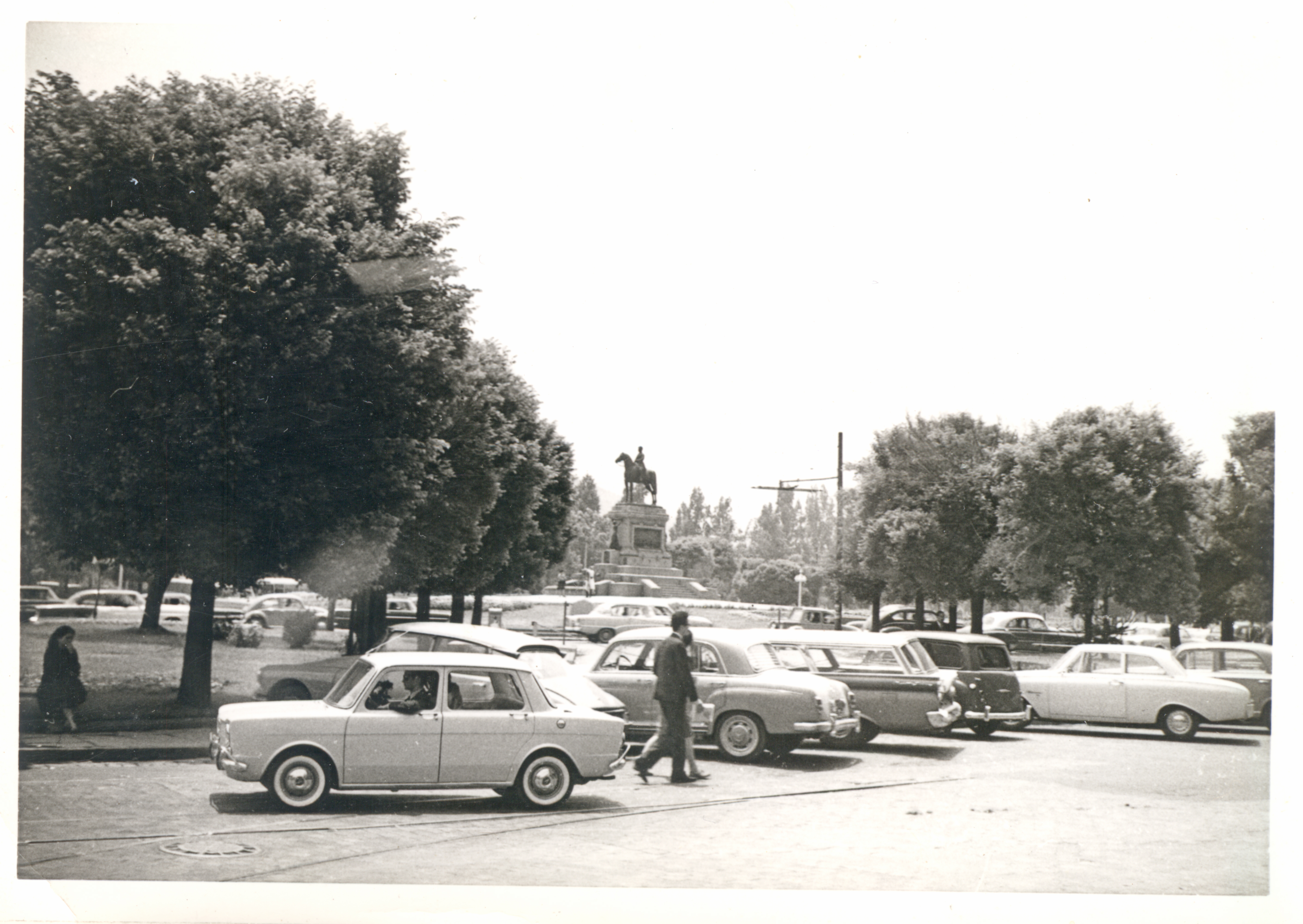 Plaza Baquedano en 1965