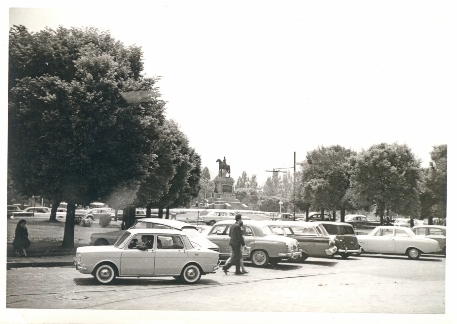 Plaza Baquedano en 1965
