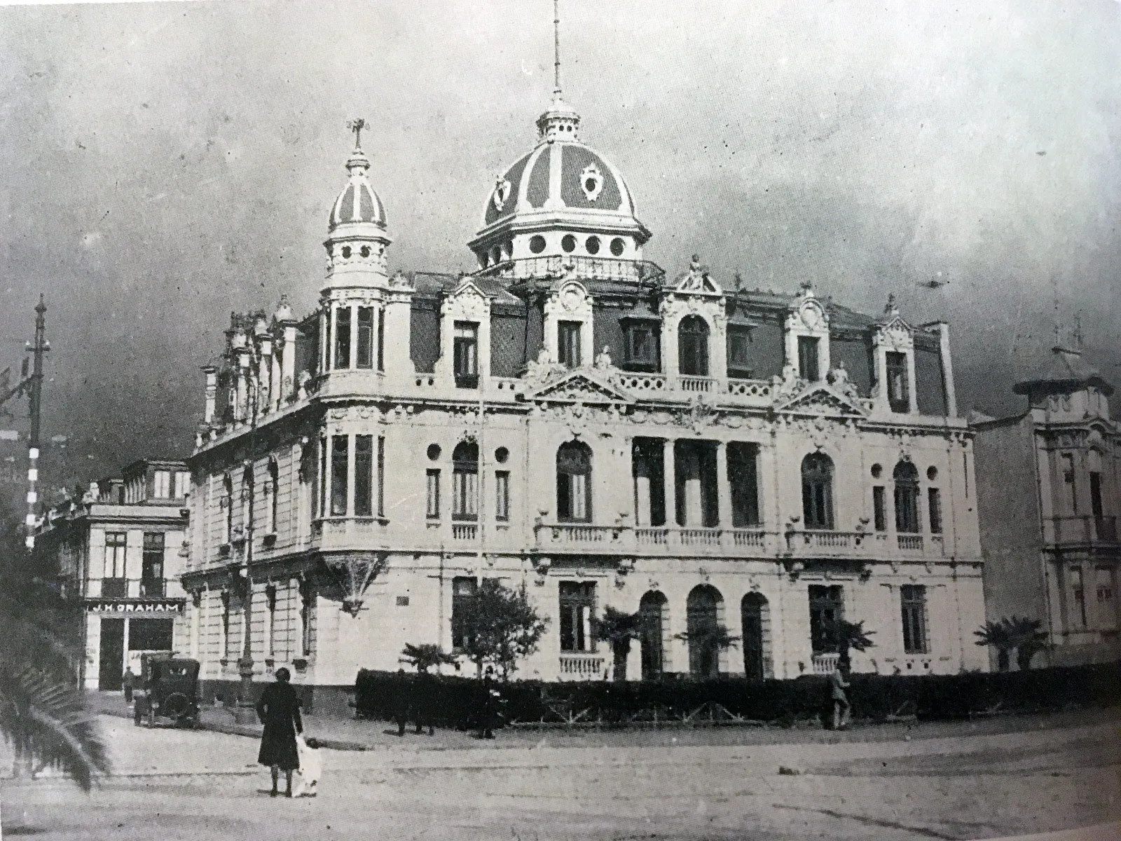 Palacio Polanco de Valparaíso en 1920