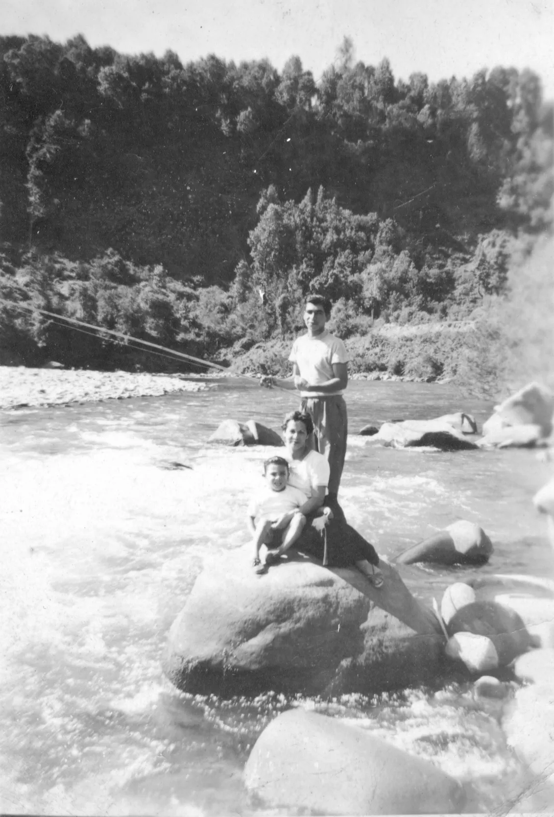Río Diguillín, Isla de San Vicente, ca 1960