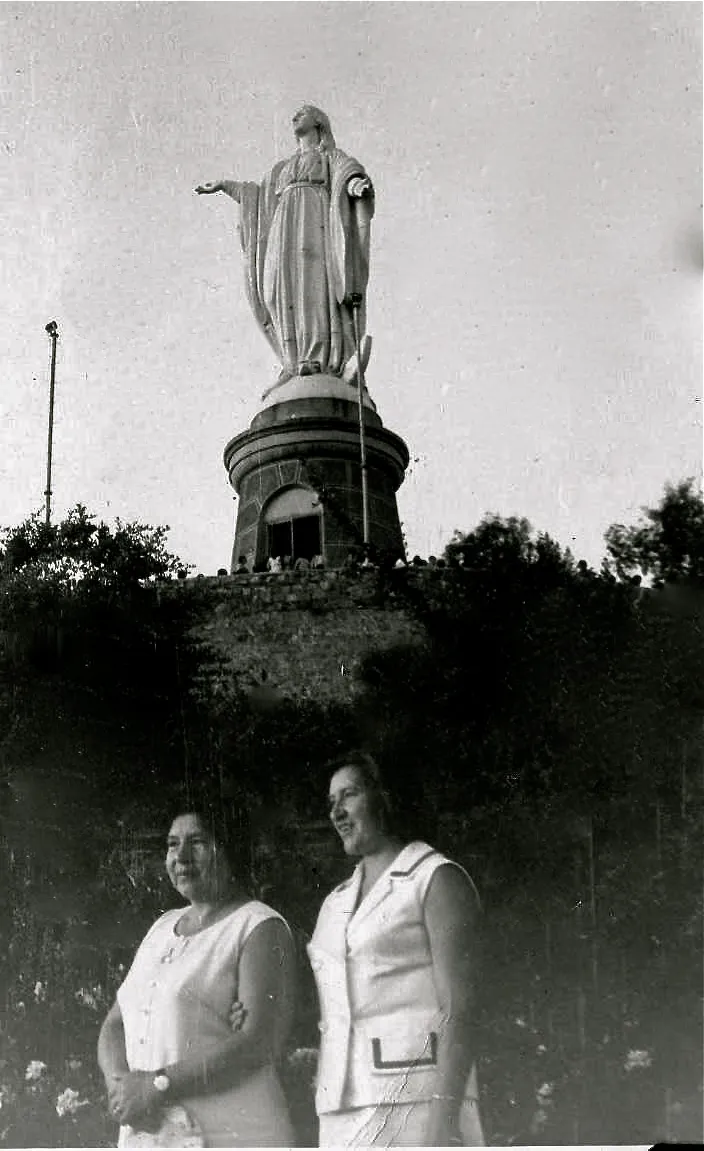 Virgen del Cerro San Cristóbal en 1971