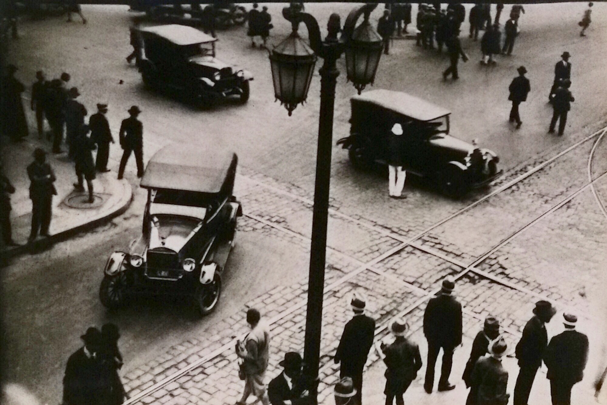 Problemas de tránsito en Santiago, 1923
