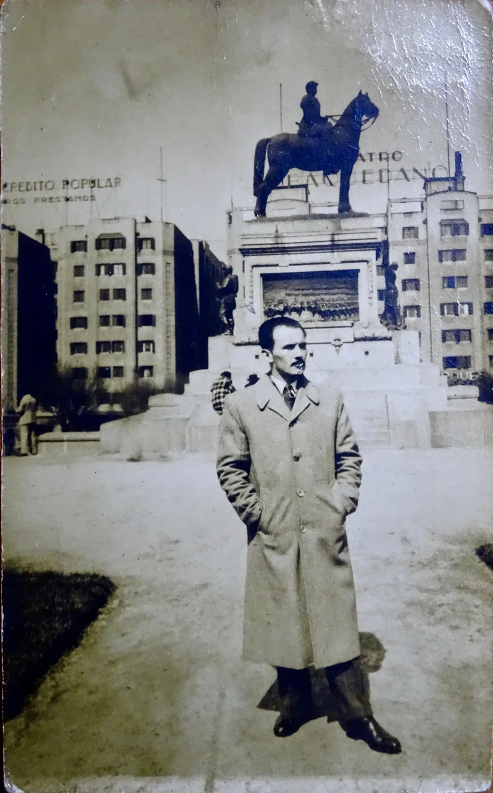 Plaza Baquedano en 1947