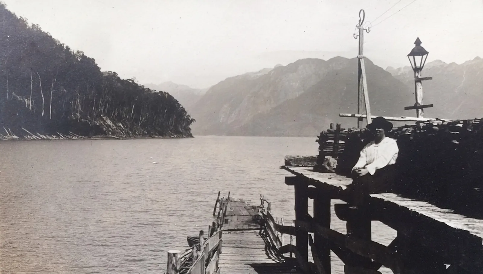 Muelle de Peulla en 1920