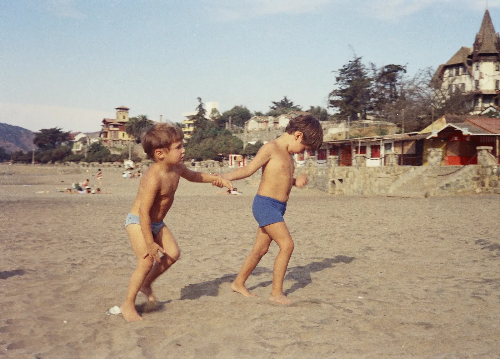playa chica de Papudo en 1979