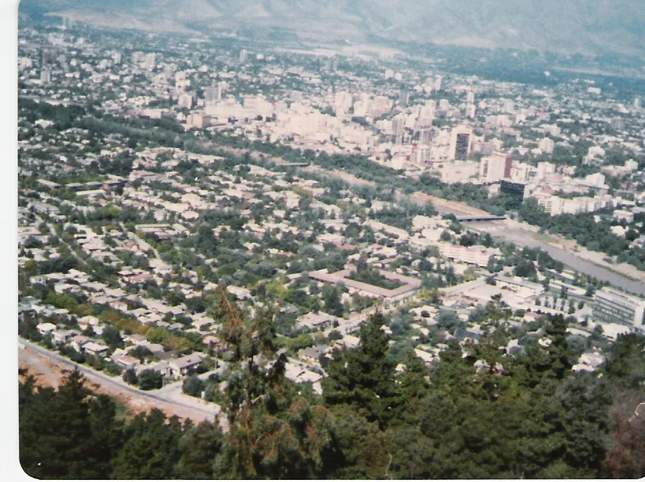 Providencia desde el teleférico en 1981