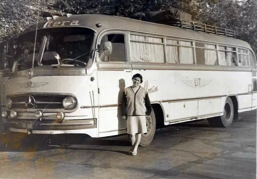 Viaje Santiago desde Osorno en 1970