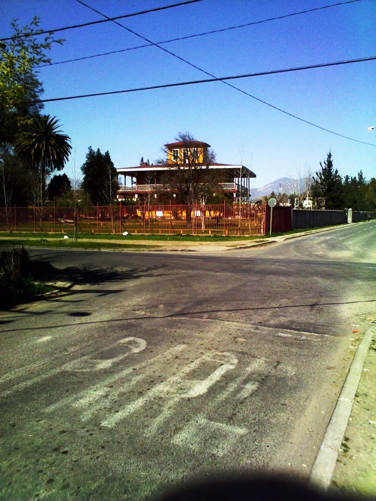 Casona del presidente Anibal Pinto en 1990