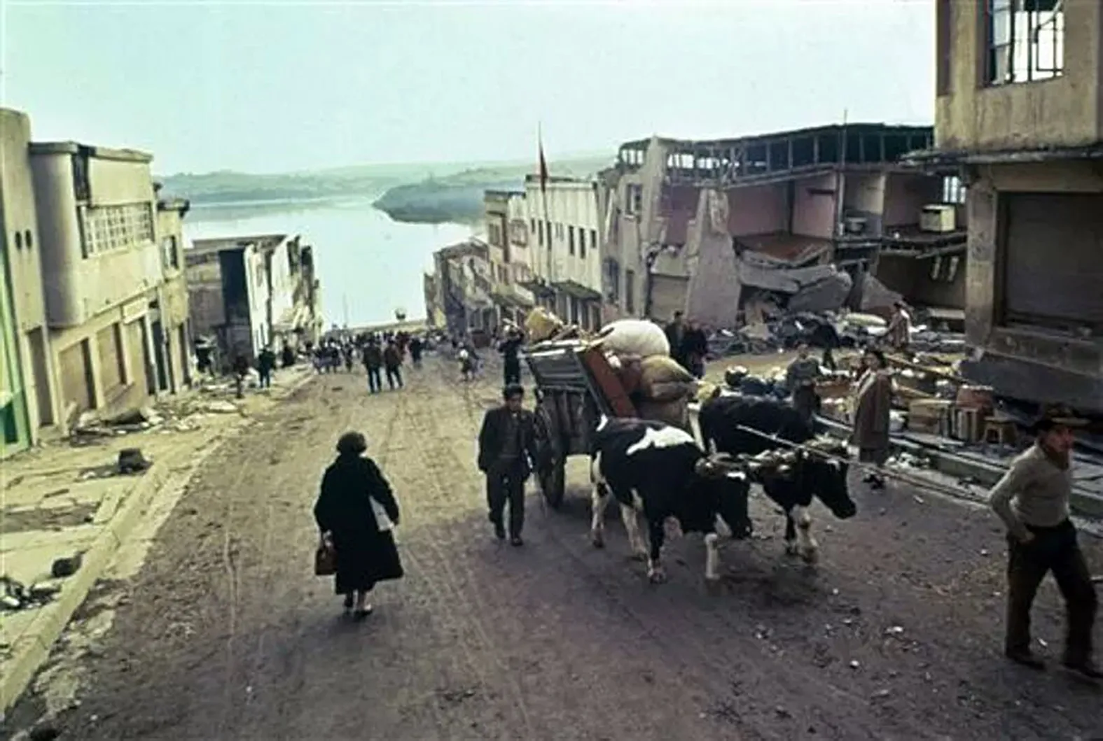 Calle Blanco en Castro en 1960
