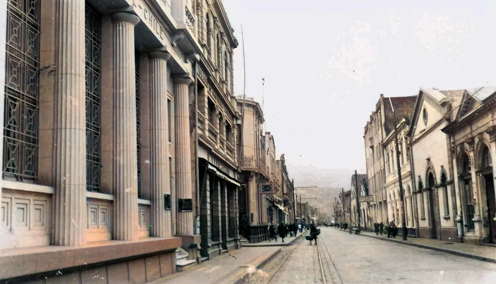 Calle Colón de Talcahuano en 1957