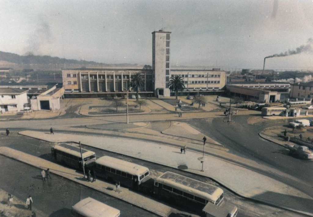 Barrio Estación de Concepción en 1960