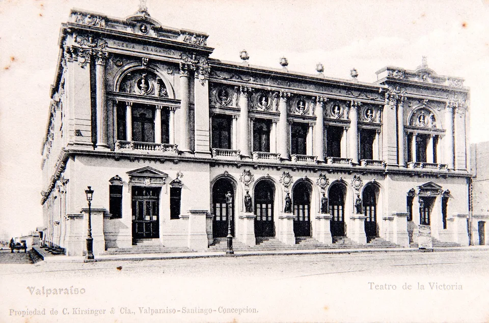 Teatro Victoria de Valparaíso circa. 1900