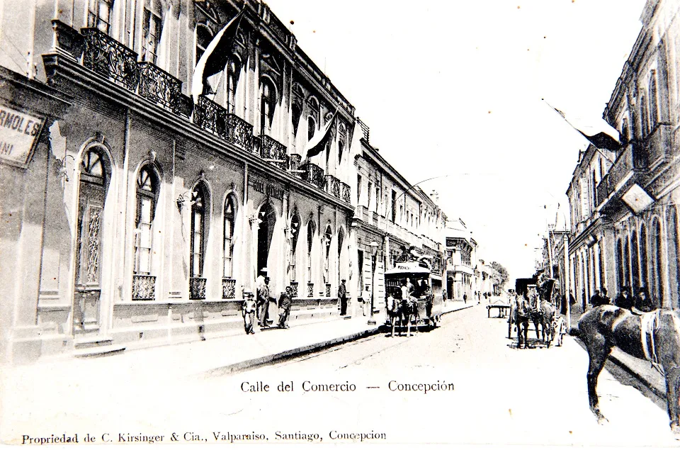 Calle del Comercio de circa. 1900