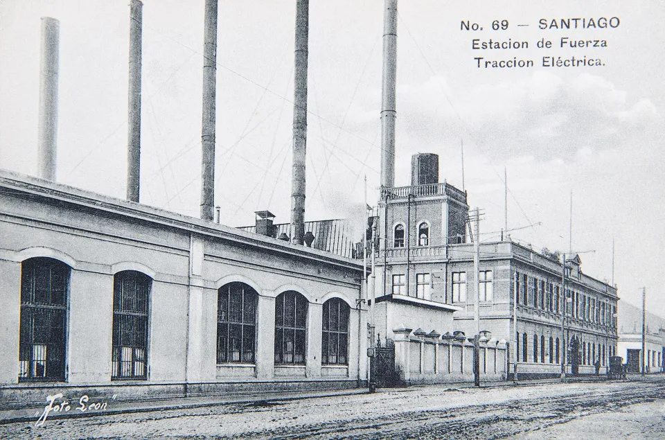 Estación de fuerza tracción eléctrica ca. 1930