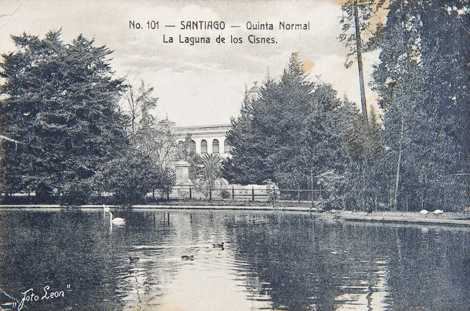 Laguna de la Quinta Normal en 1913