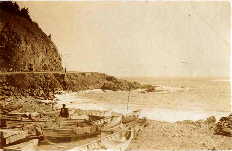 Caleta El Membrillo en 1905