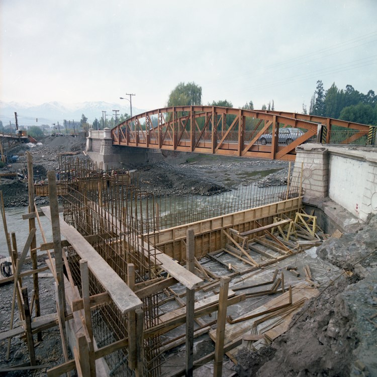 Ampliación del puente El Rey, San Felipe, 1980