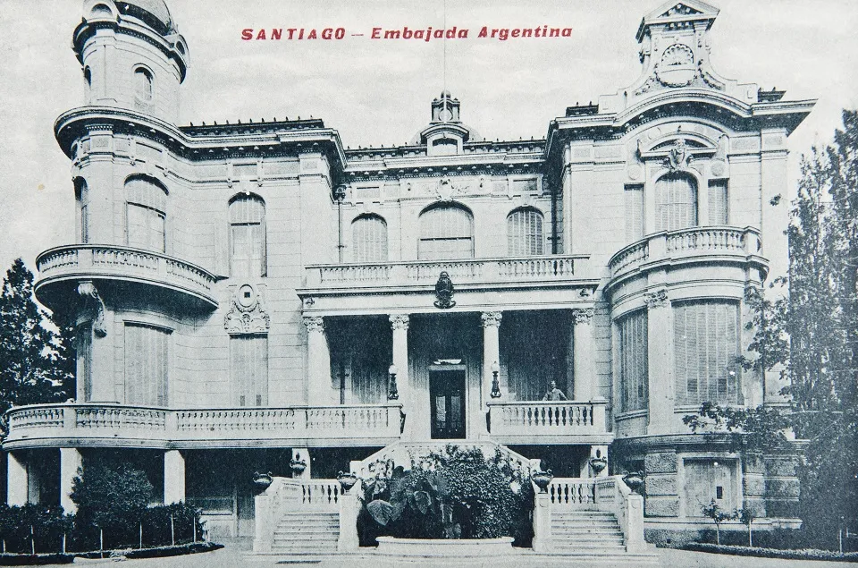 Embajada Argentina en Santiago ca. 1915