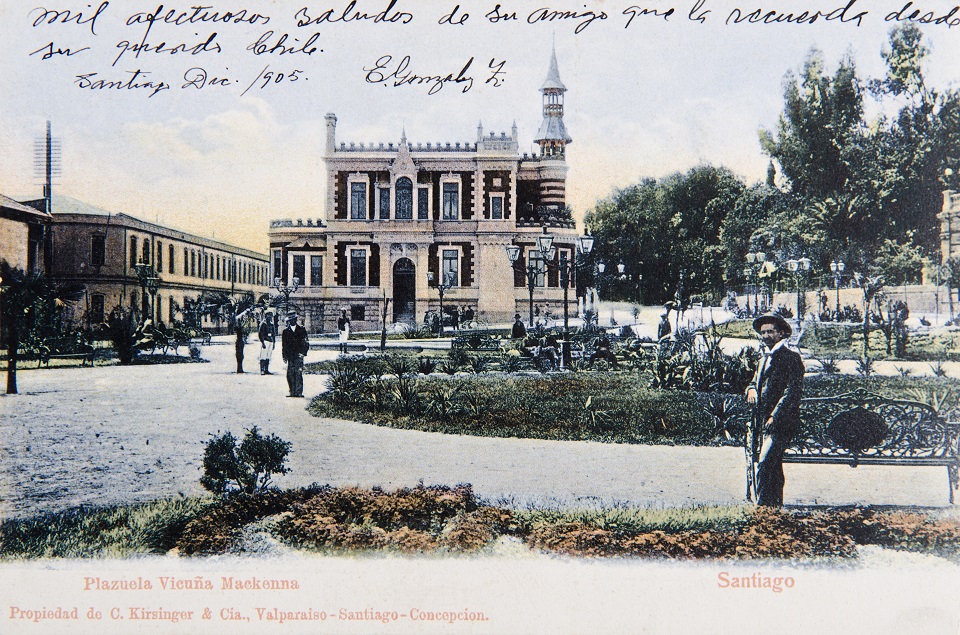 Plazuela Vicuña Mackenna en 1905