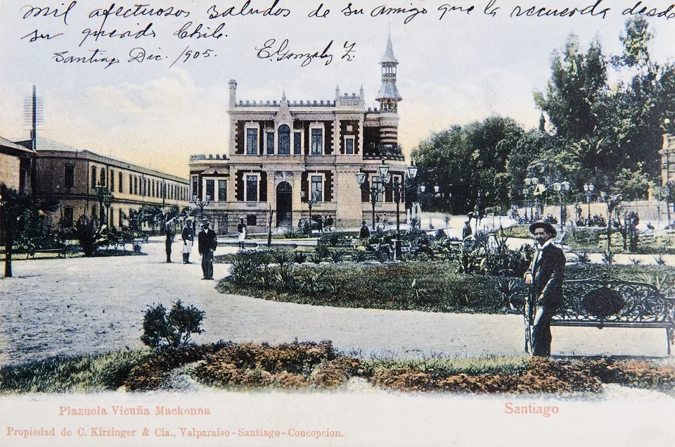 Plazuela Vicuña Mackenna en 1905