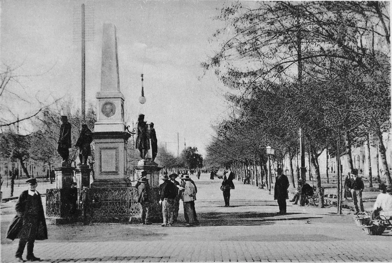 Obelisco de la Alameda ca. 1900