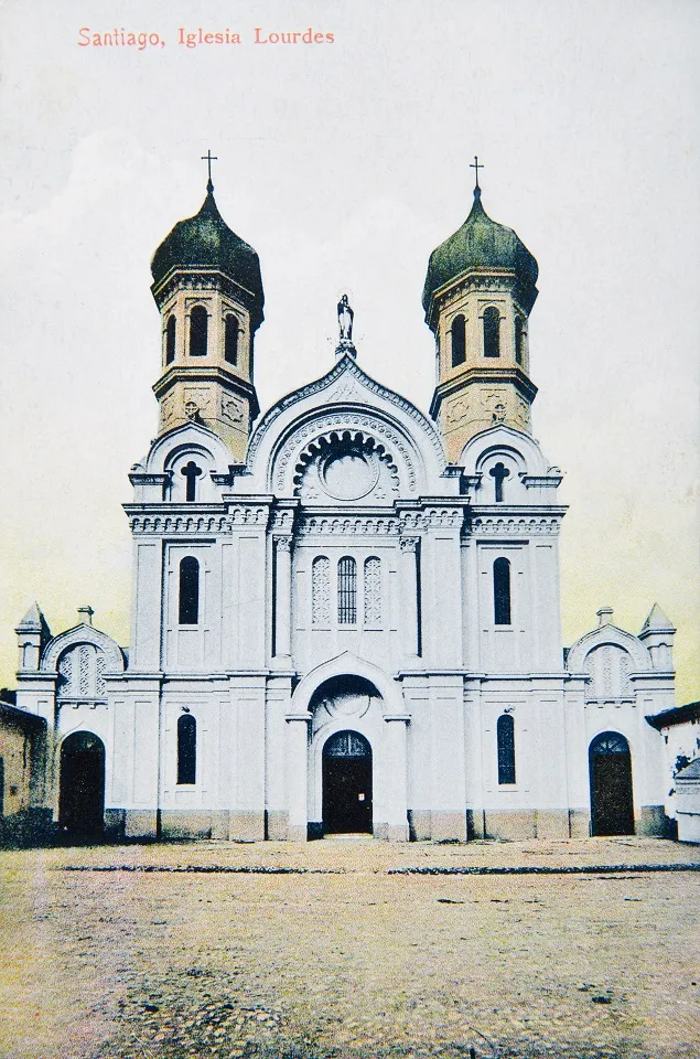 Iglesia de Lourdes, Santiago, ca. 1900