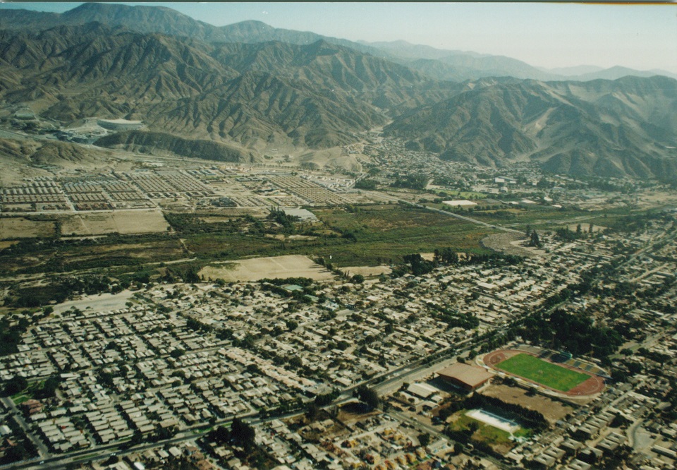 Vista aérea de Copiapó, 1998