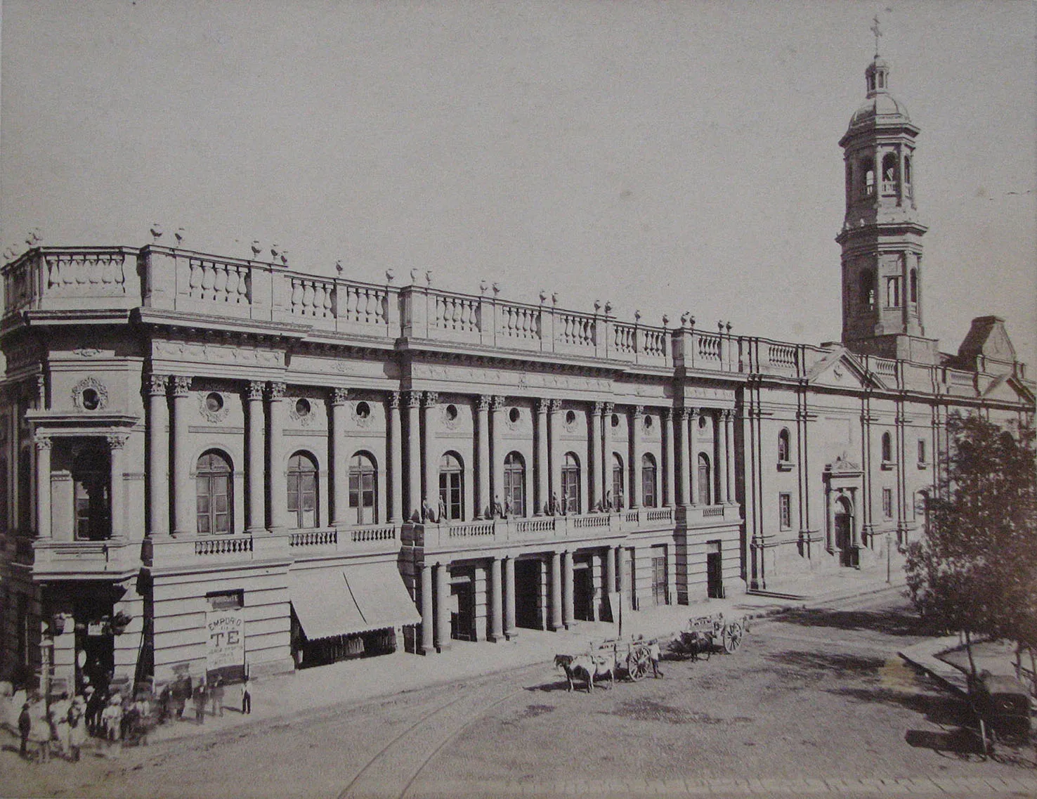 Torre del Sagrario de la Catedral de Santiago, 1890