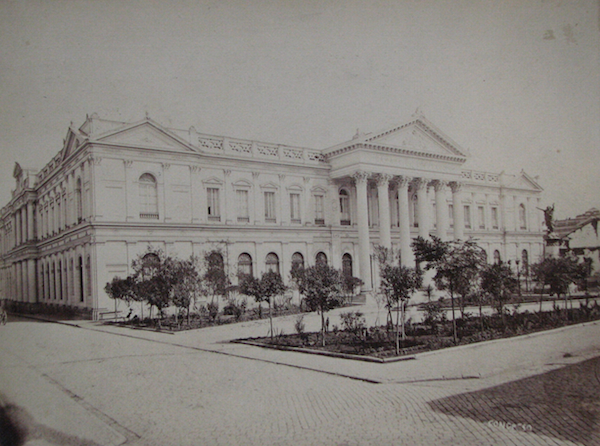 Santiago, Edificio del Congreso en 1890