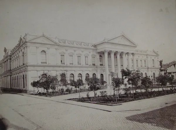 Santiago, Edificio del Congreso en 1890
