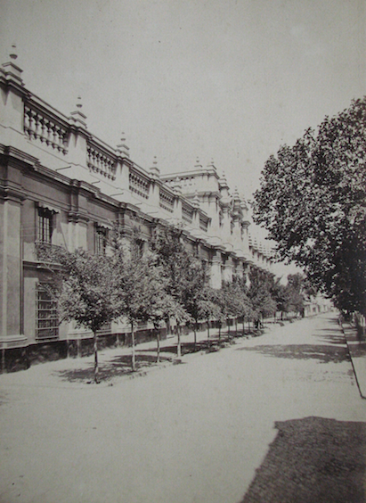 Palacio de La Moneda en 1890