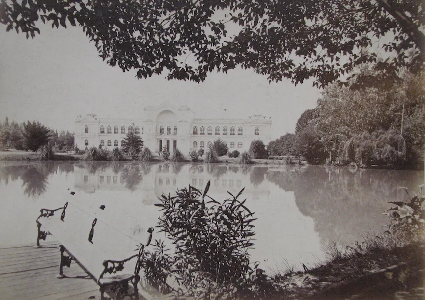 Santiago, Laguna de La Quinta Normal en 1890