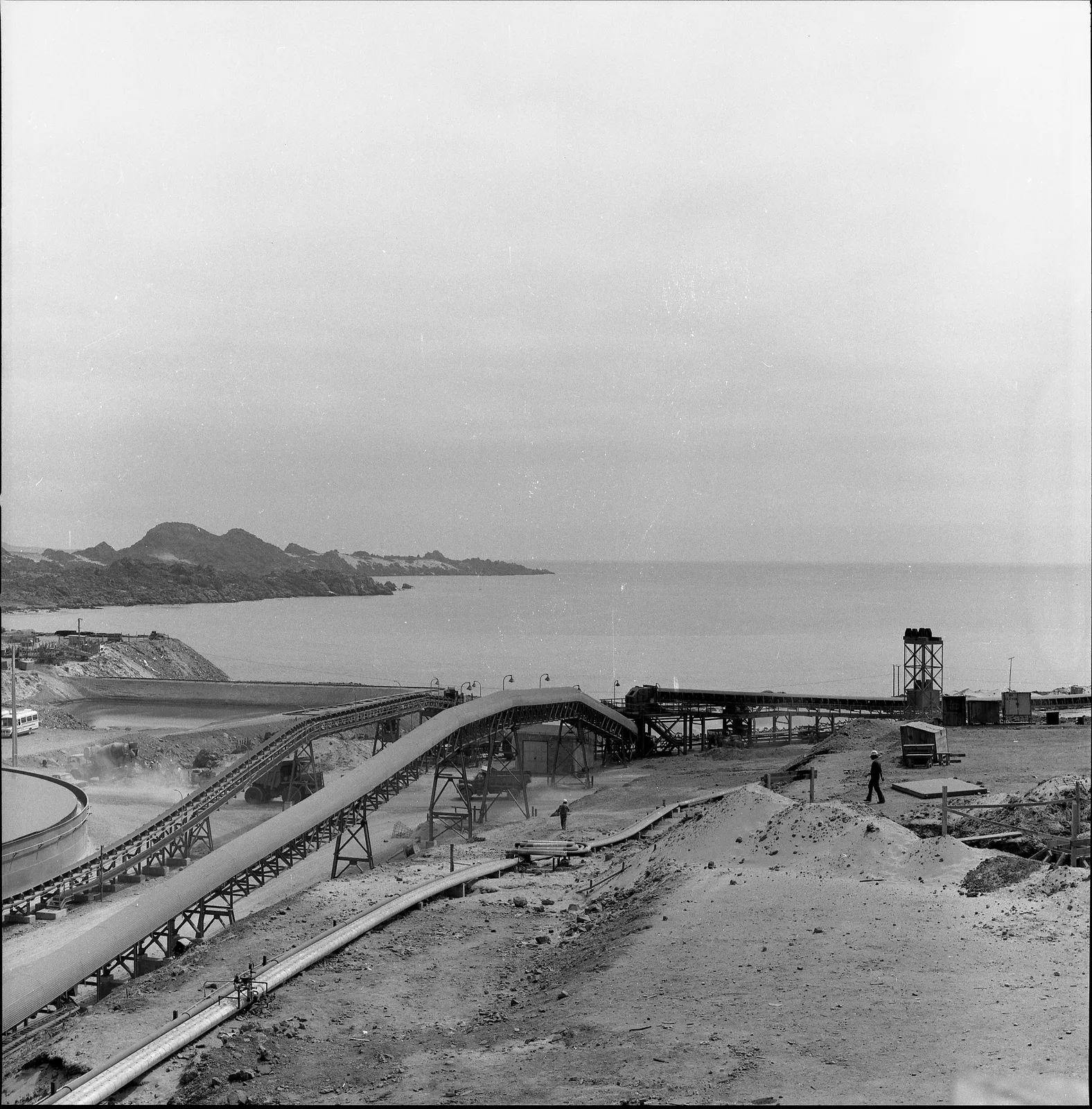 Planta de Pellet de Huasco en 1977