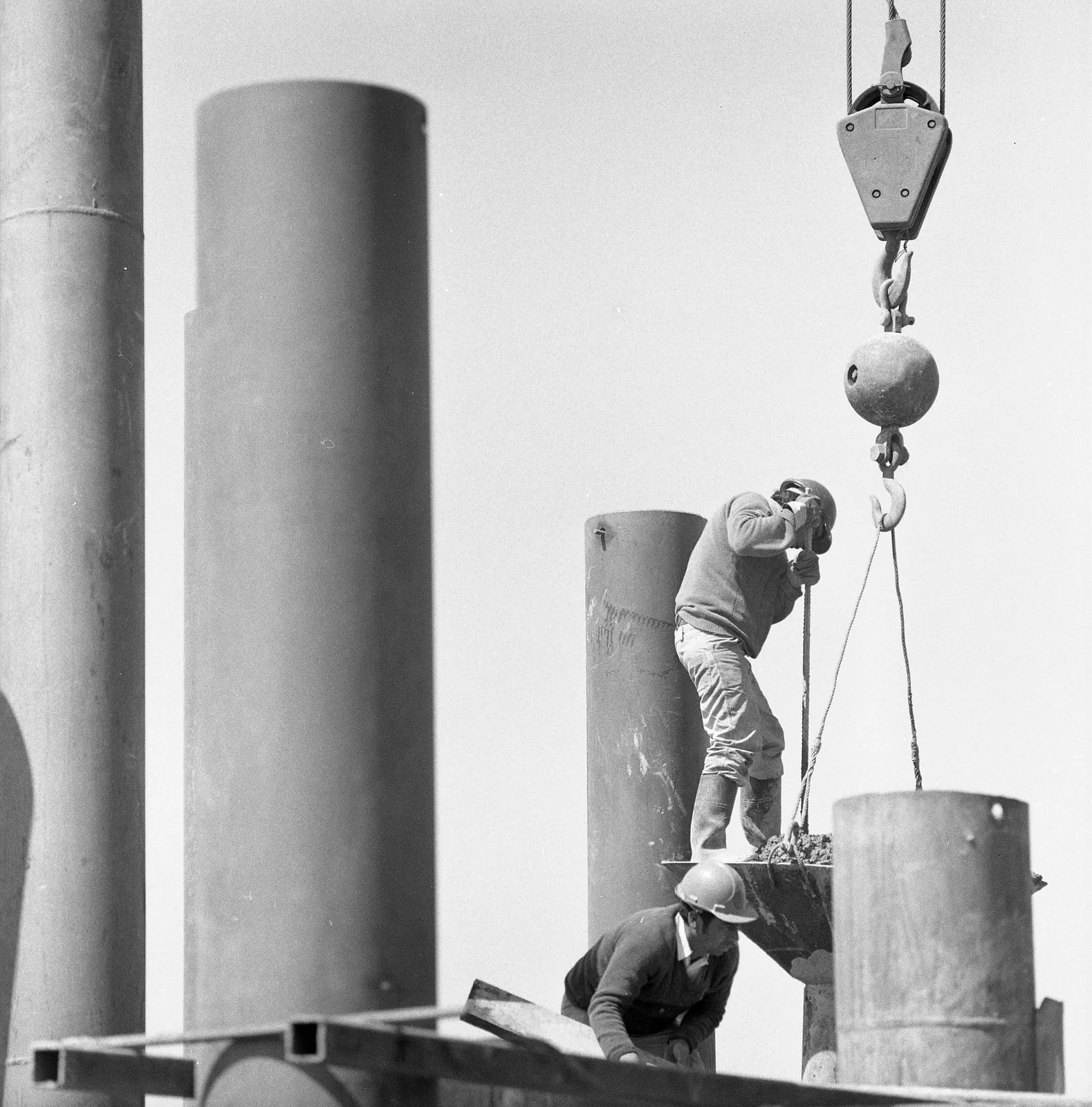 Trabajos en Puerto Guacolda, 1969