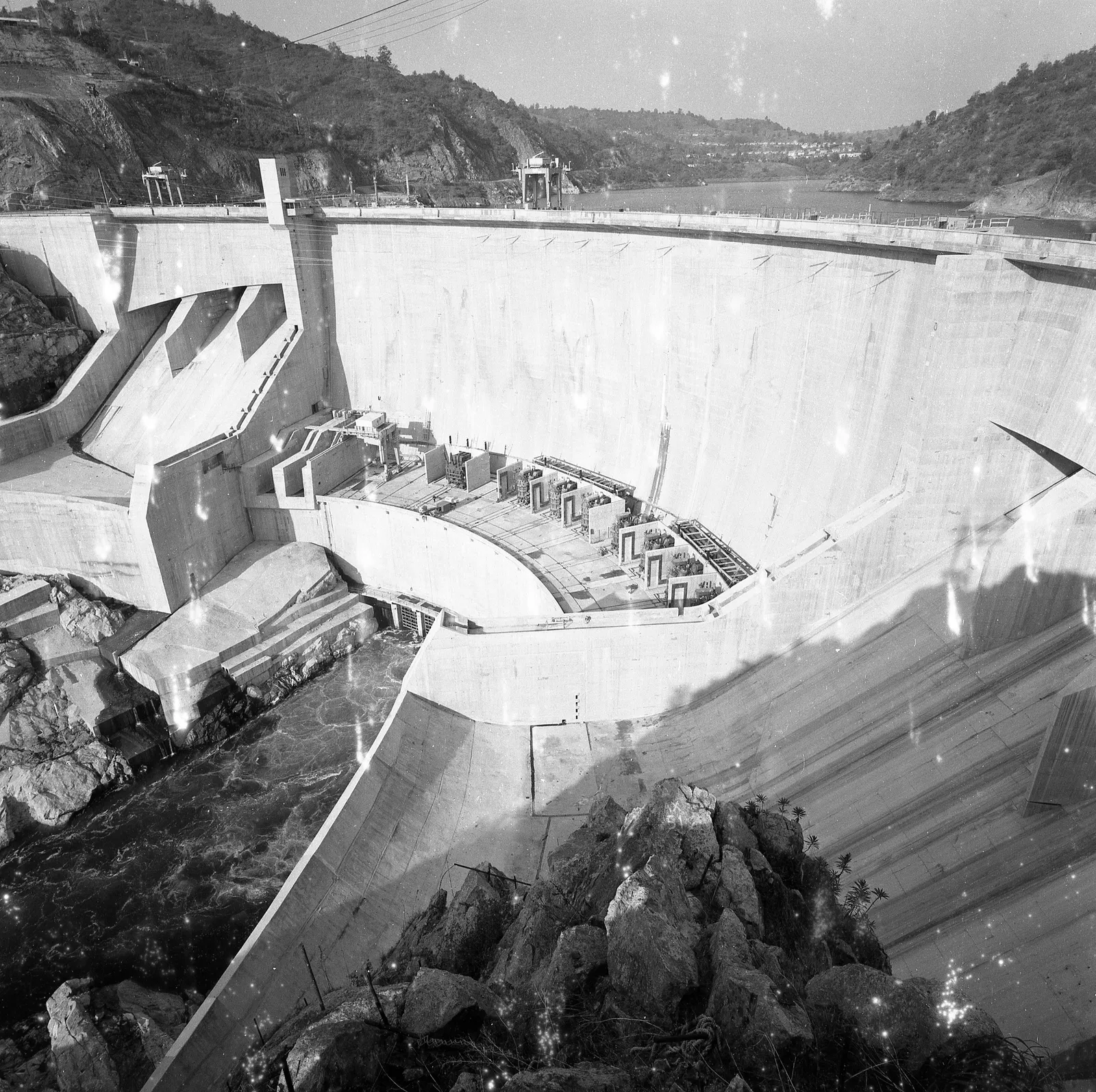 Embalse Rapel en 1971