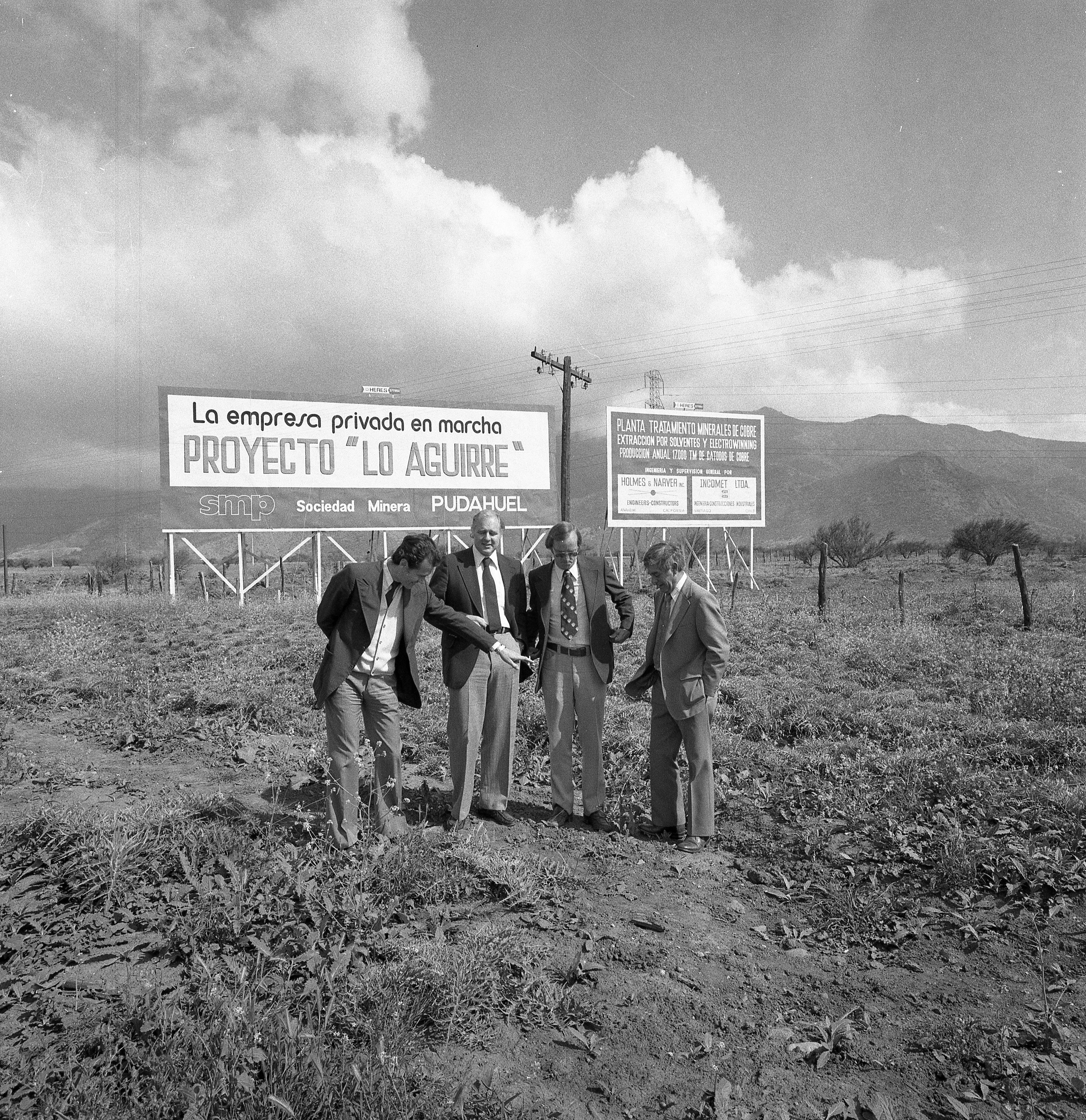 Proyecto Mina Lo Aguirre, Santiago 1968