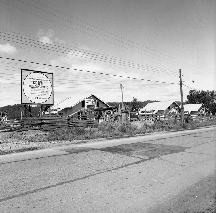 Población Picarte, Valdivia en 1969