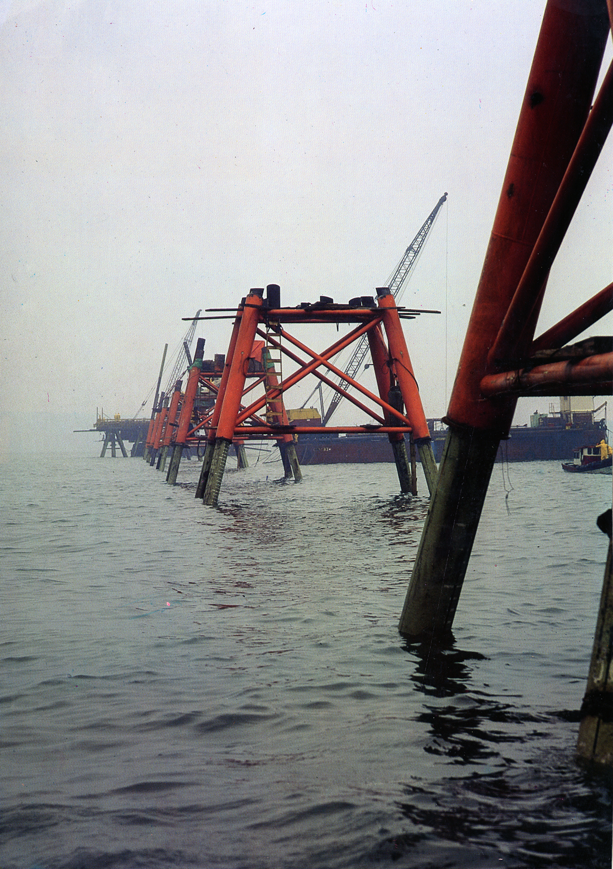 Terminal granelero en Coronel, 1991