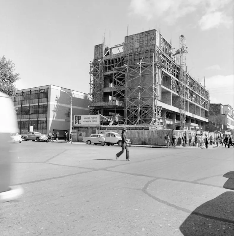 Construcción de la intendencia de La Araucanía en 1972