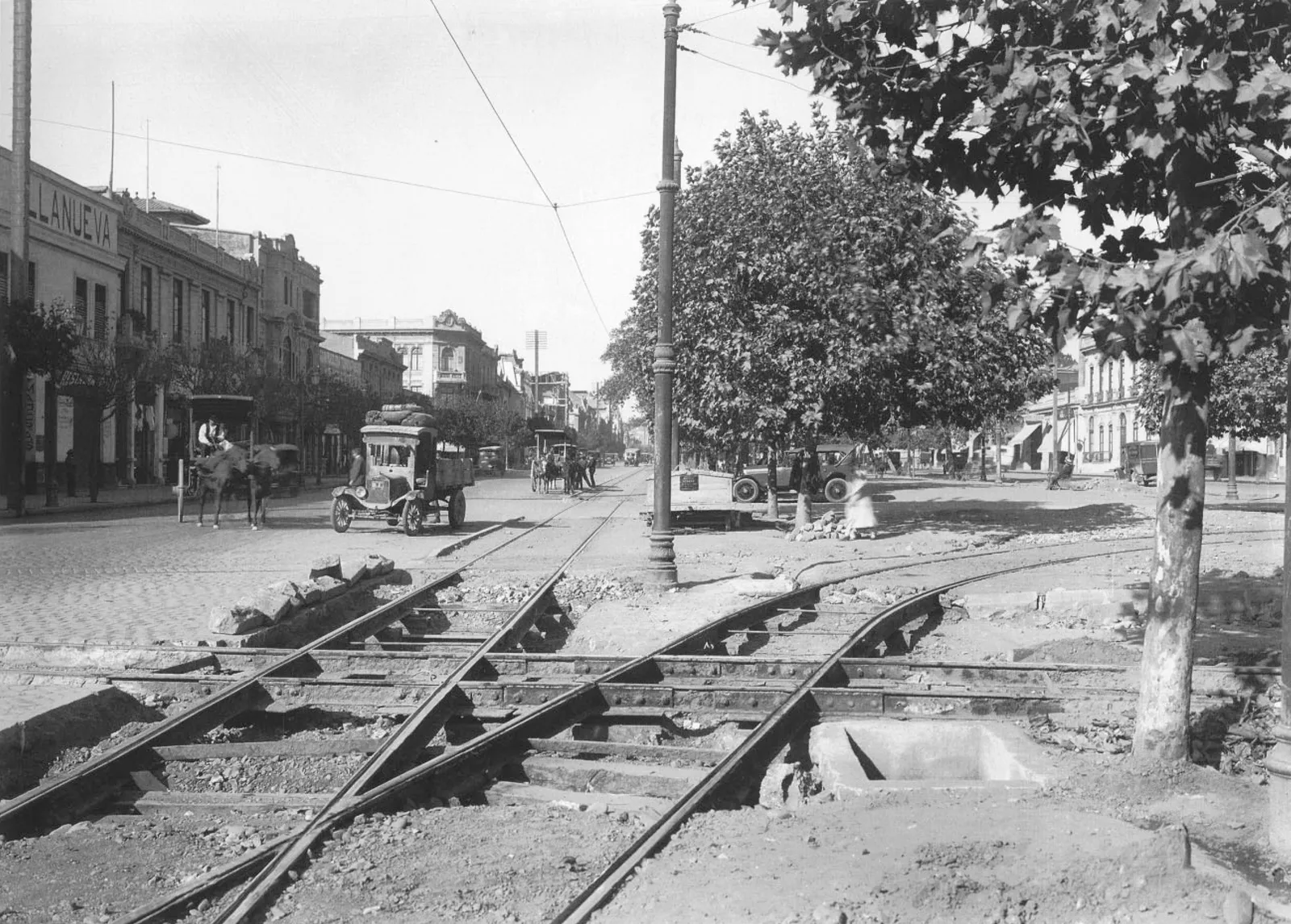 Alameda con Libertad en 1928
